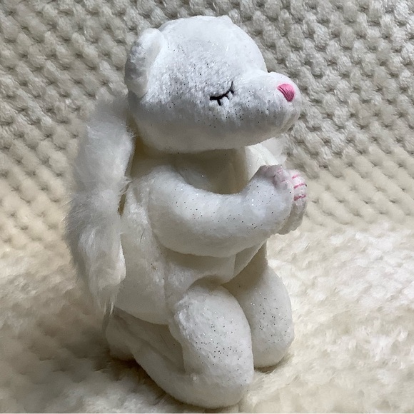 Vintage Ty Beanie Babies Plush Blessed Angel Bear Stuffed Animal Toy with Tags - Picture 3 of 16